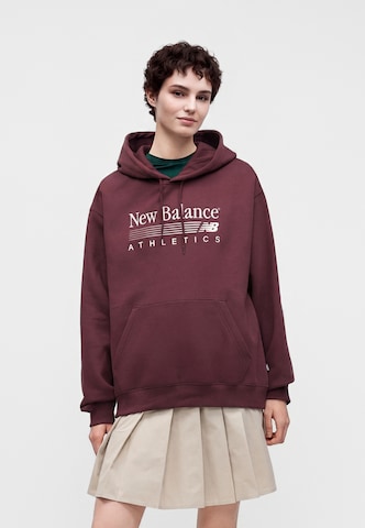 new balance Mikina – červená: přední strana