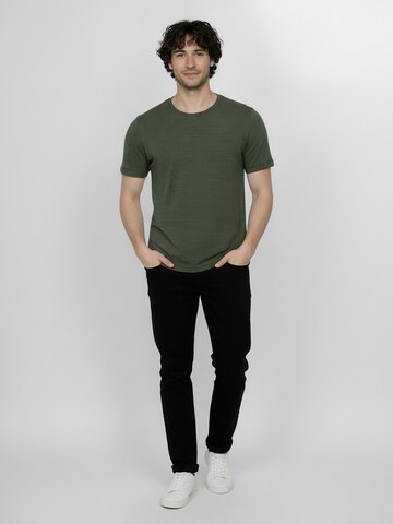 T-Shirt ' Basic Spice ' GREENBOMB en vert