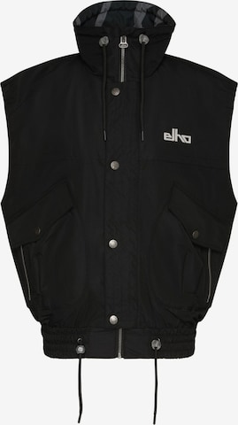 Gilet 'Verbier 89' elho en noir : devant