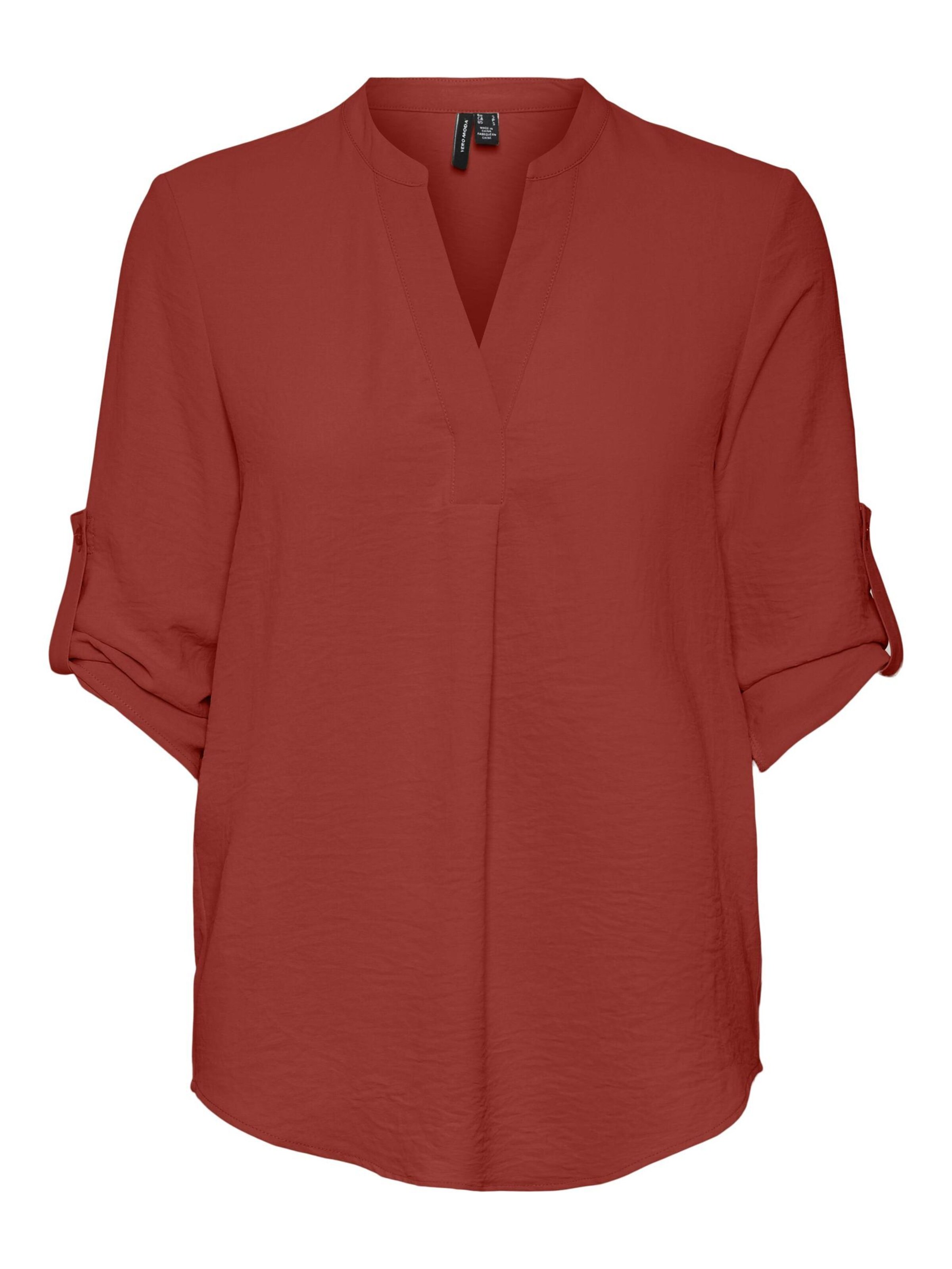 VERO MODA Blouse 'ELVA' in Rood: voorkant