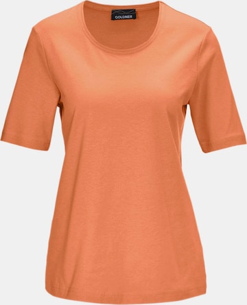 T-shirt Goldner en orange : devant