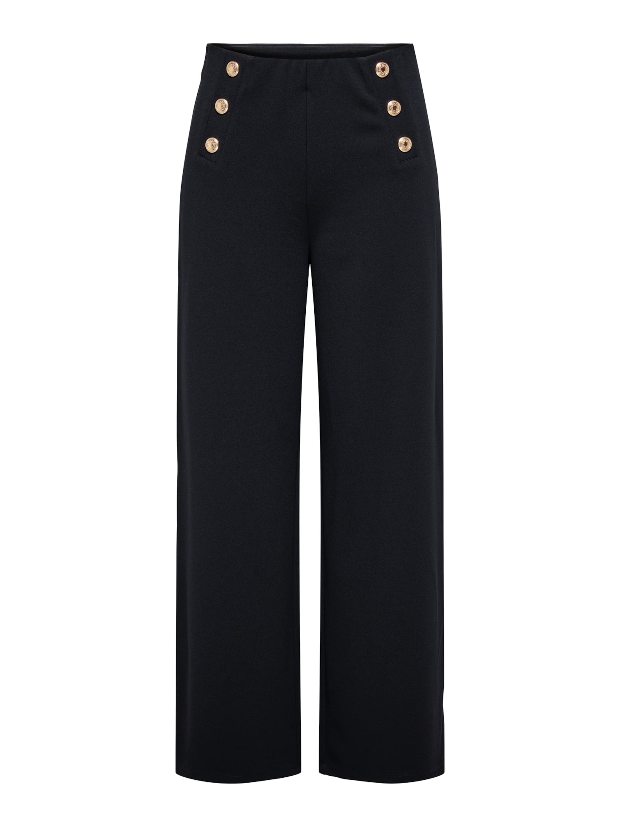 ONLY Широкий Штаны 'ONLTILDA' в Черный: спереди