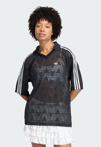 T-shirt oversize ADIDAS ORIGINALS en noir : devant