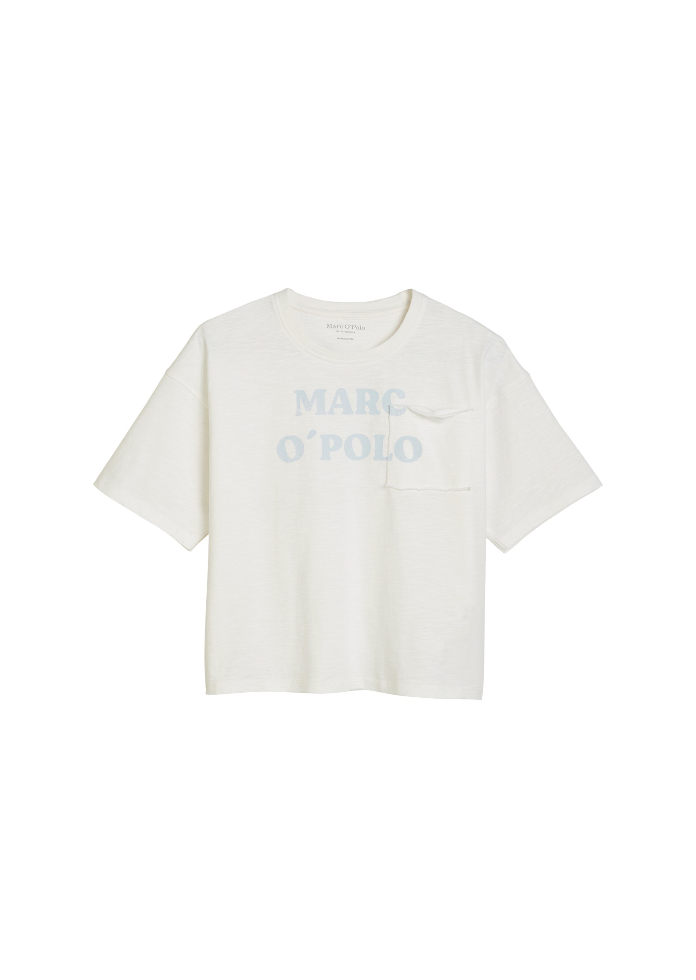 T-Shirt Marc O'Polo en blanc : devant