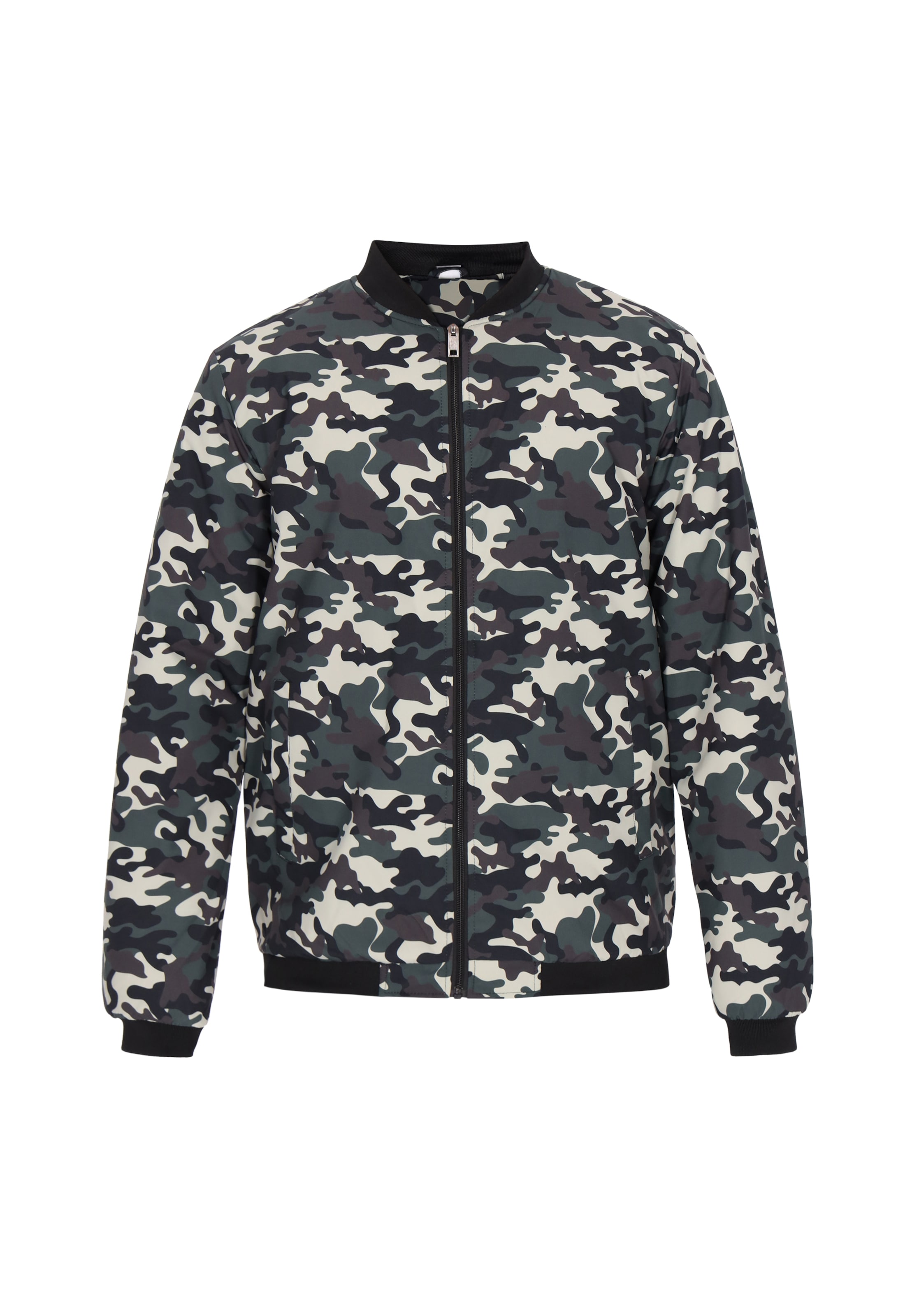 TALOON - Casaco meia-estação em verde: frente