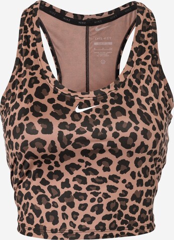 NIKE Sports Top in Brown: front