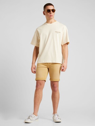 JACK & JONES T-Shirt 'BORA' in Beige