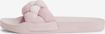 Tommy Jeans Pantolette in Pink: Vorderseite