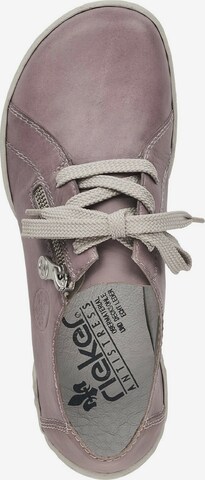 Rieker Lace-Up Shoes in Pink