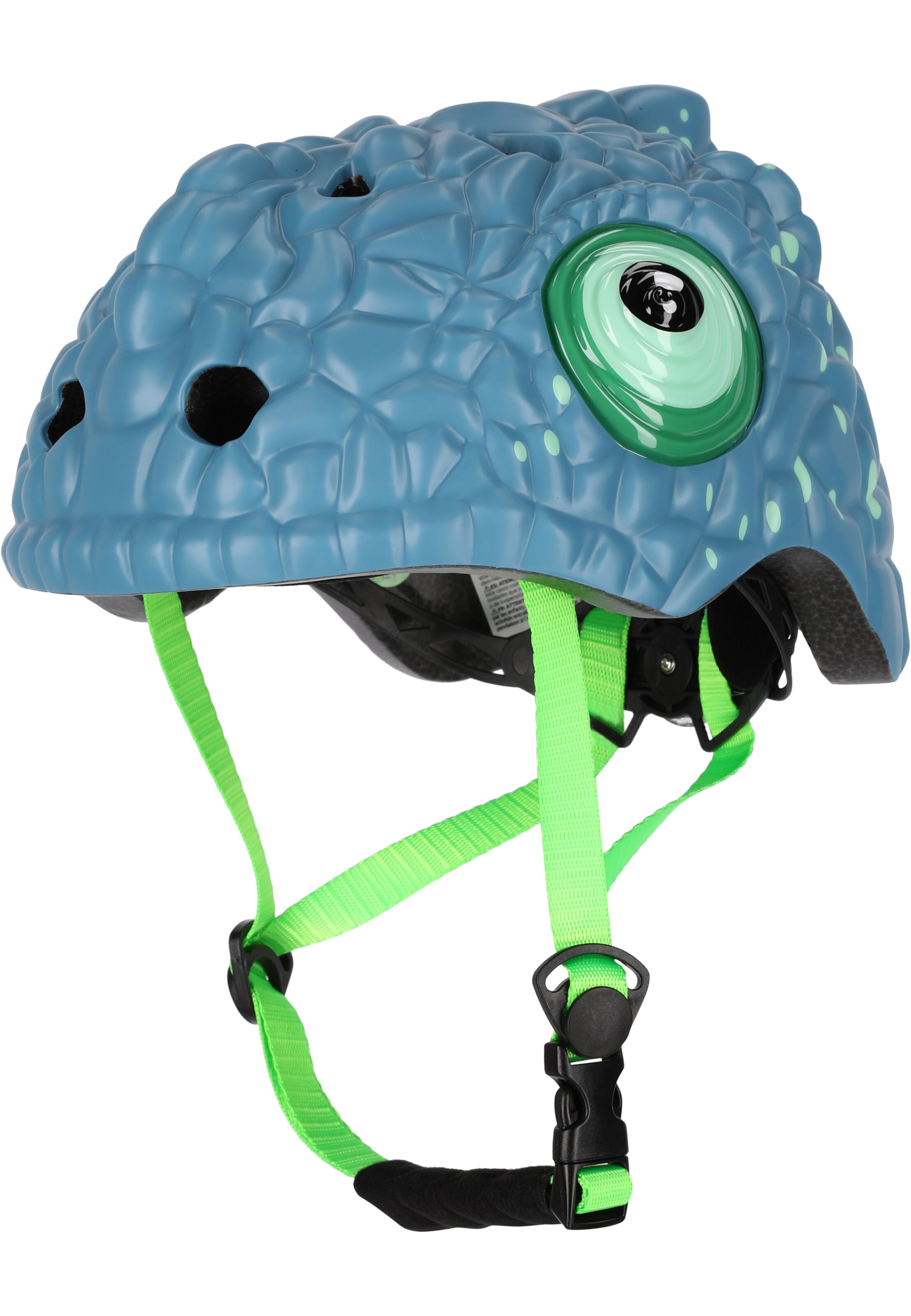 Crazy Safety Helmet 'Chameleon' in Blue: front