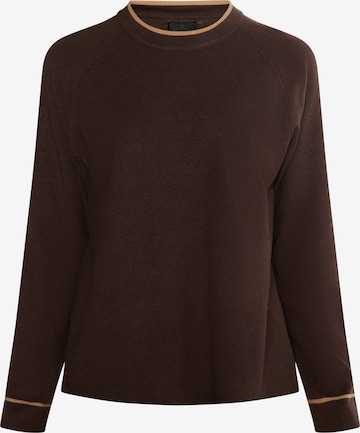 DreiMaster Klassik Sweater 'Baradello' in Brown: front