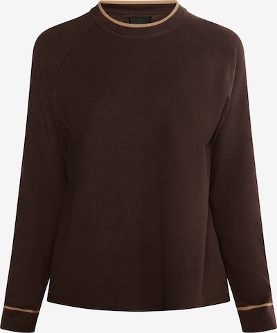 DreiMaster Klassik Sweater 'Baradello' in Light brown / Dark brown, Item view