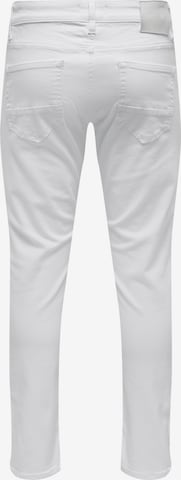Slimfit Jeans 'Loom' di Only & Sons in bianco