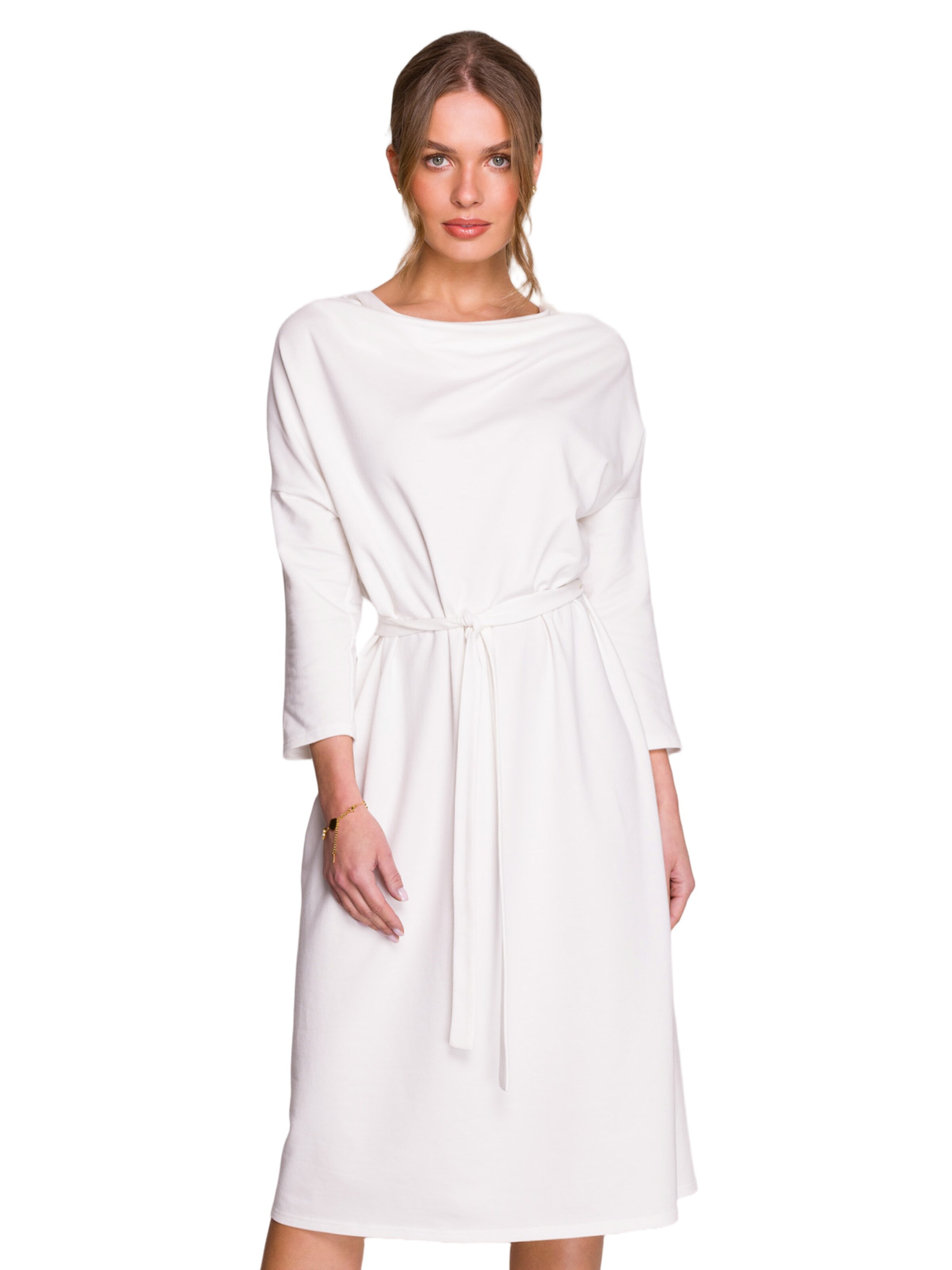 Stylove Šaty 'Sukienka oversize z modalu' – béžová