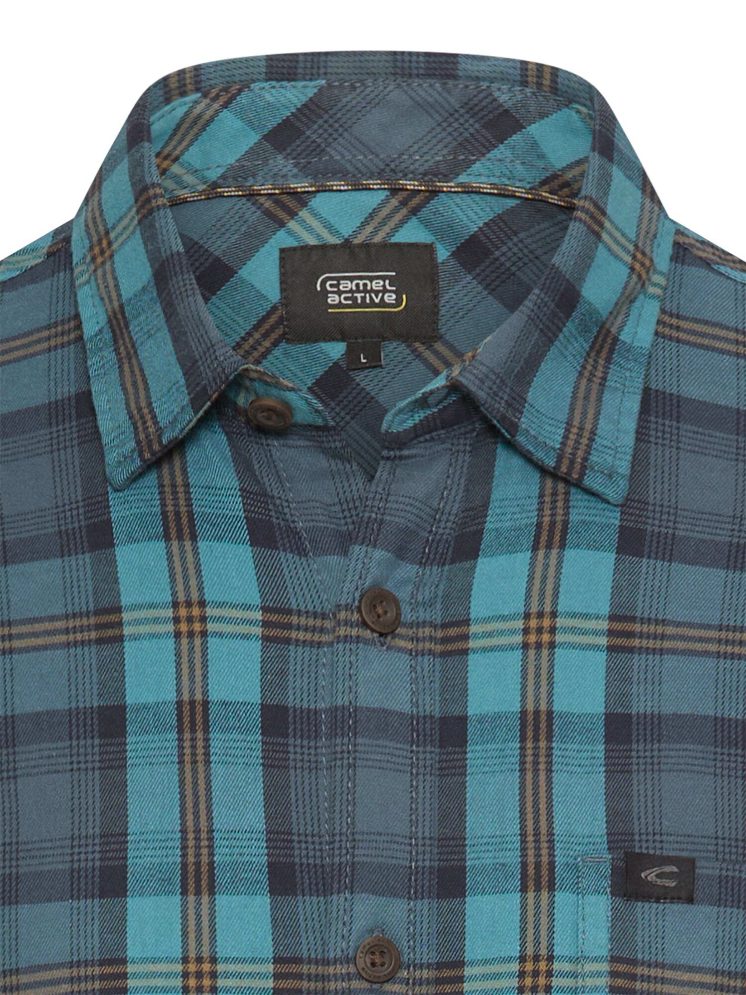 CAMEL ACTIVE Regular fit Button Up Shirt in Green
