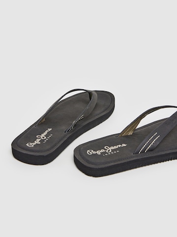 Pepe Jeans Zehentrenner 'SURF ISLAND' in Schwarz