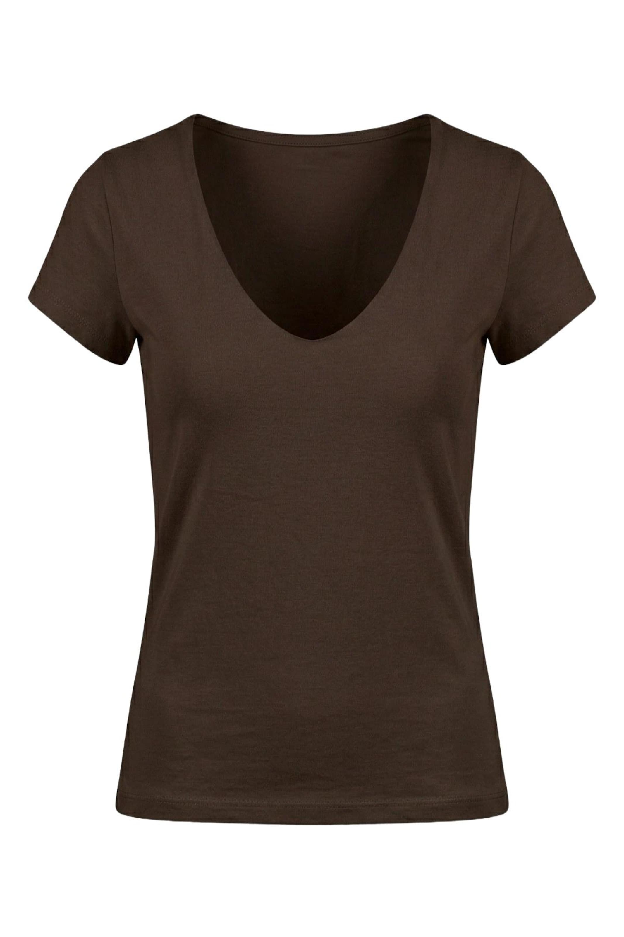 Alexa Dash Shirt in Brown: front