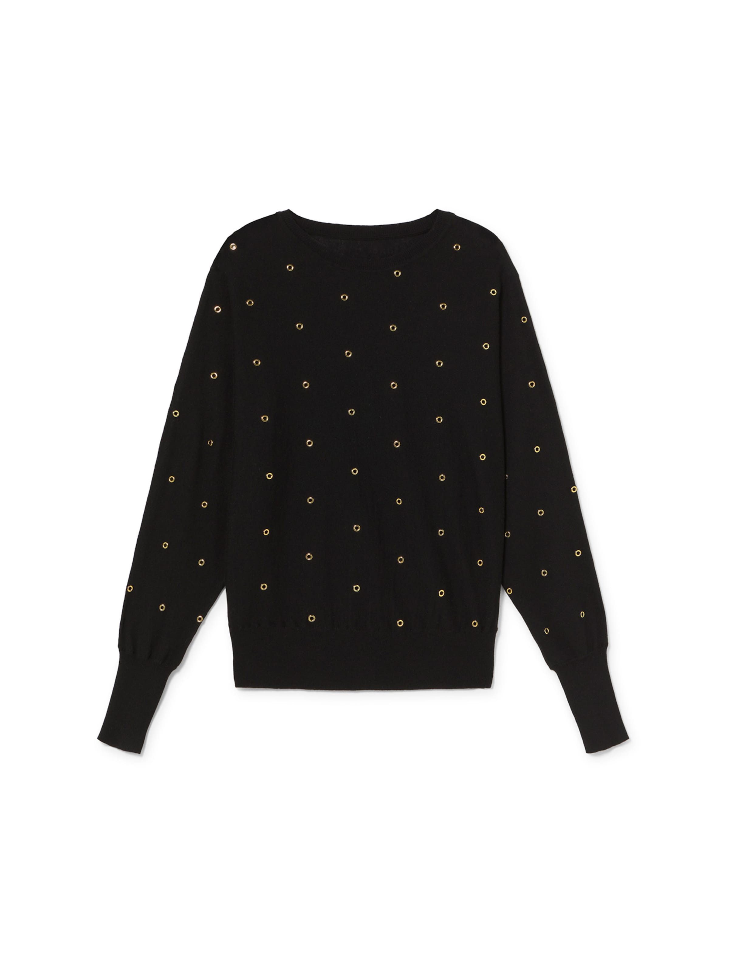 Lola Casademunt Πουλόβερ σε μαύρο: μπροστά