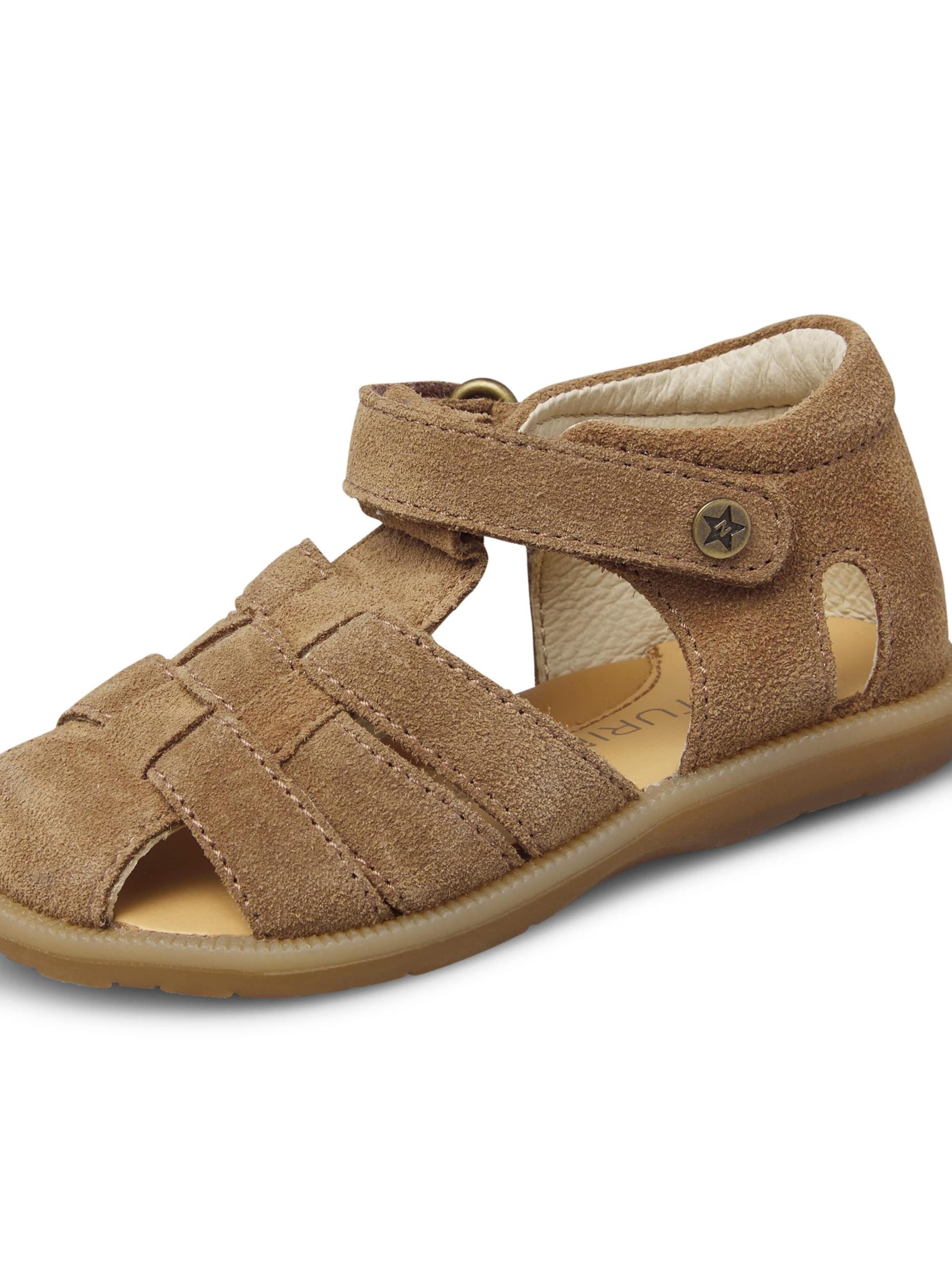 NATURINO Open shoes 'Zaffiro' in Brown