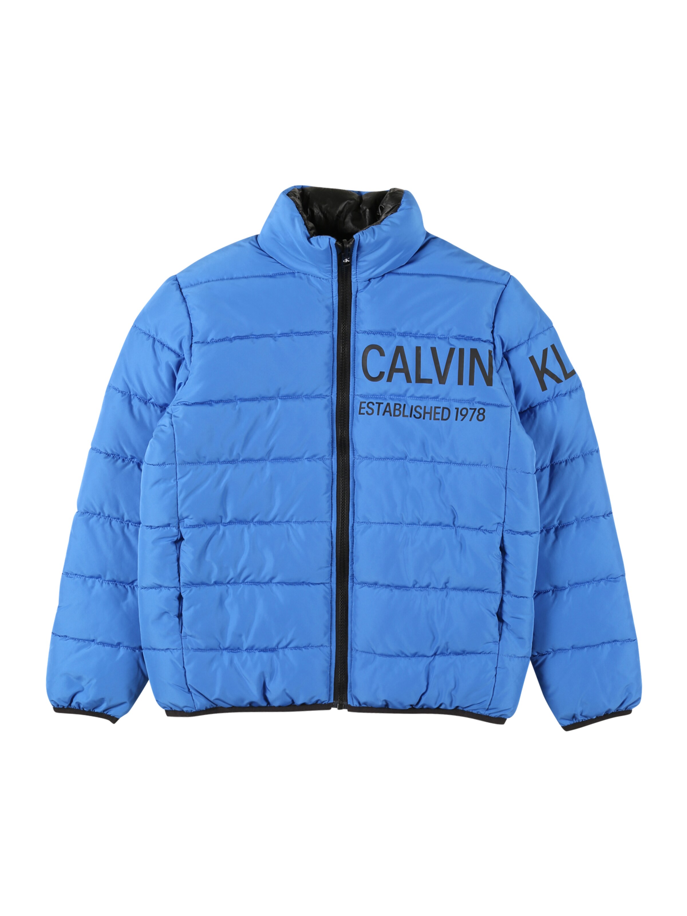 Garçon Veste d’hiver Calvin Klein Jeans en Azur 