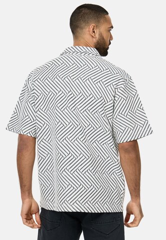 INDICODE JEANS Regular Fit Hemd 'Provo' in Weiß