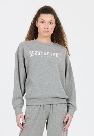 Athlecia Sports sweatshirt 'Giannis' in Grey: front
