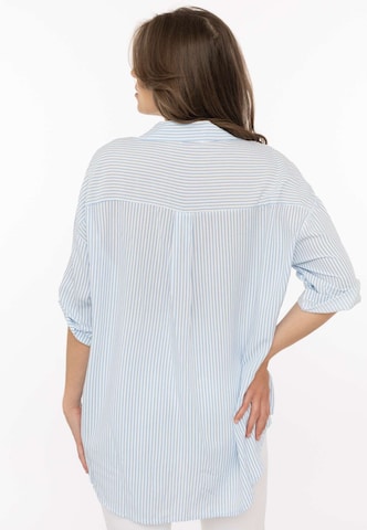 Zwillingsherz Blouse in Blauw