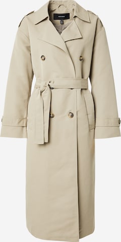 VERO MODA Ανοιξιάτικο και φθινοπωρινό παλτό 'CHLOE' σε μπεζ: μπροστά