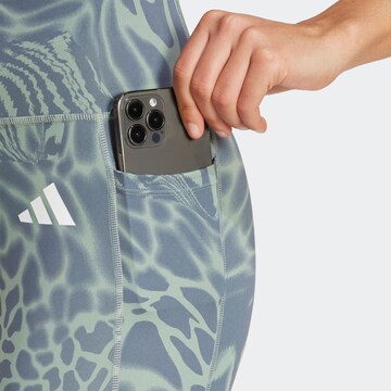 ADIDAS PERFORMANCE Скинни Спортивные штаны 'Optime Essentials' в Зеленый