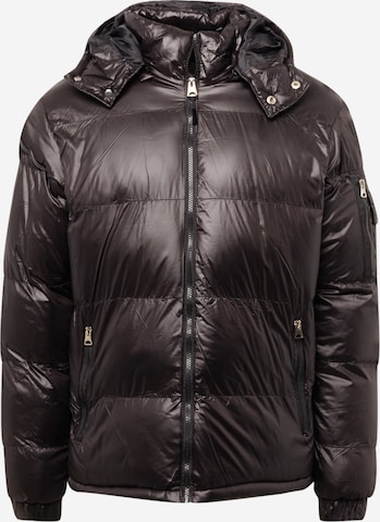 BRAVE SOUL Winter Jacket 'JARED' in Brown: front