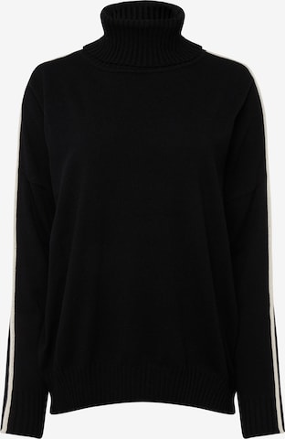 Pull-over LAURASØN en noir : devant