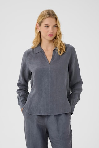 Part Two Bluse 'Natalee' in Grau: Vorderseite