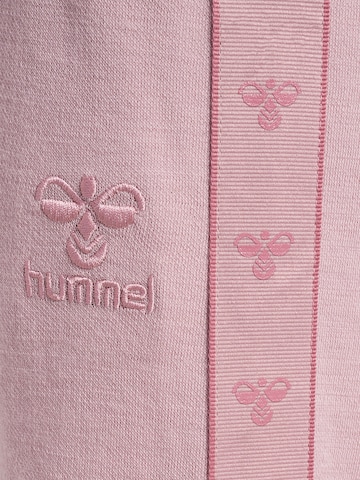 Hummel Tapered Sportbroek 'Wulba' in Roze