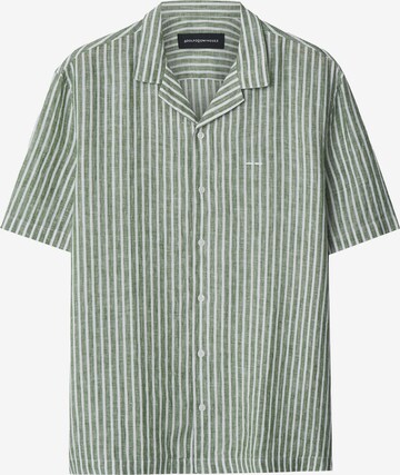 Adolfo Dominguez Regular fit Button Up Shirt in Green: front
