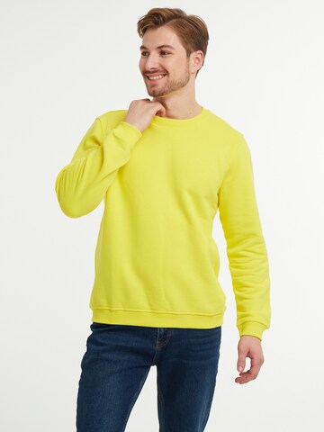 Sweat-shirt 'Spell' WEM Fashion en jaune : devant