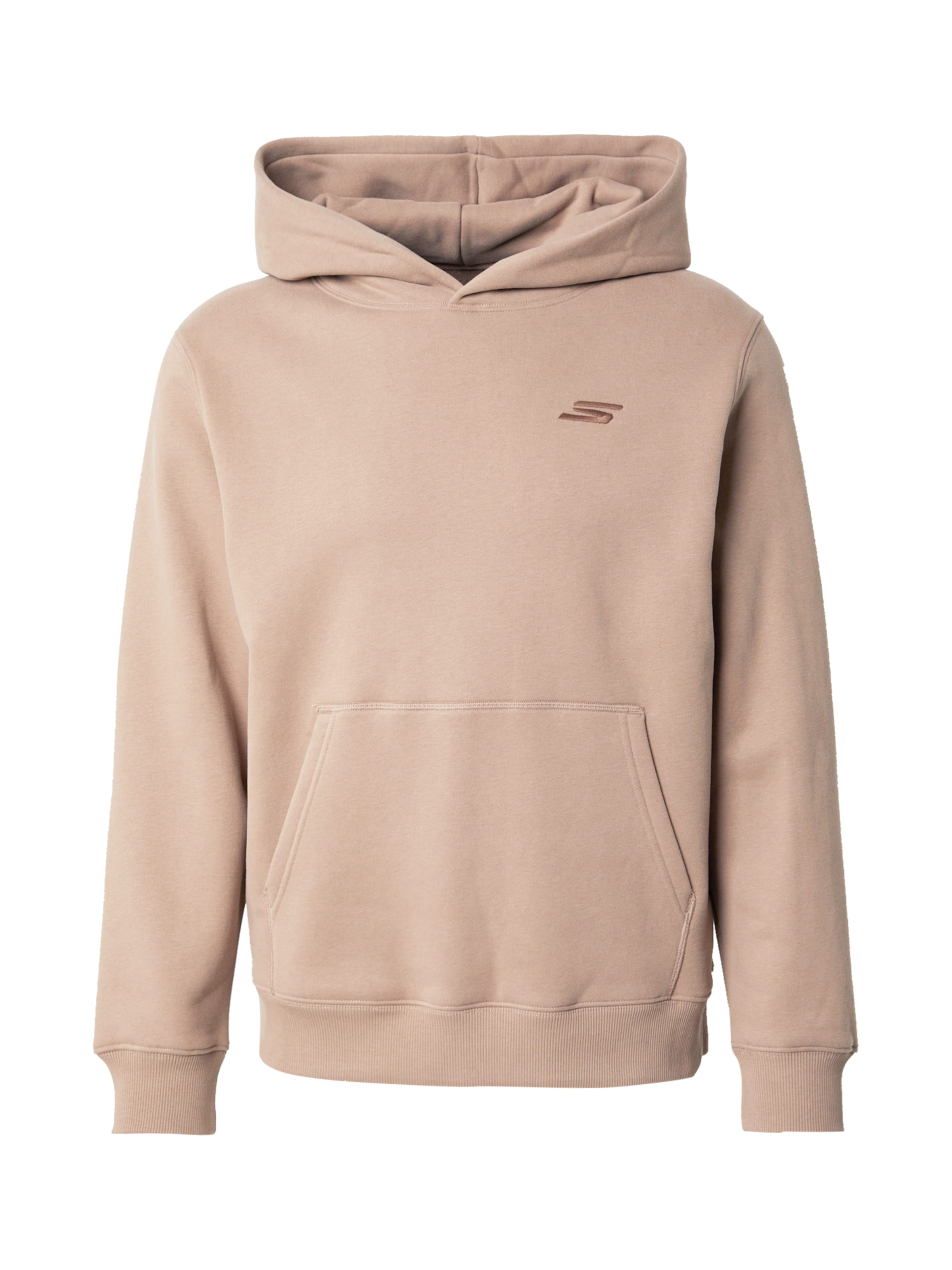 Hanorac sport de la SKECHERS pe maro: față