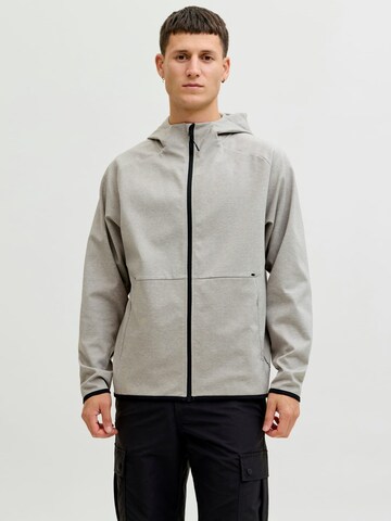 JACK & JONES Sweatvest 'Base' in Grijs