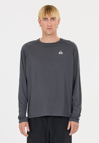 SOS Performance shirt 'Pillar' in Grey: front