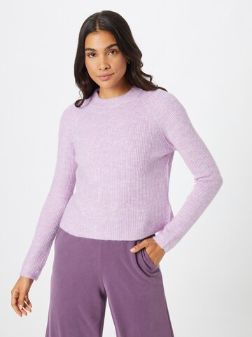 PIECES Sweater 'Ellen' in Purple: front