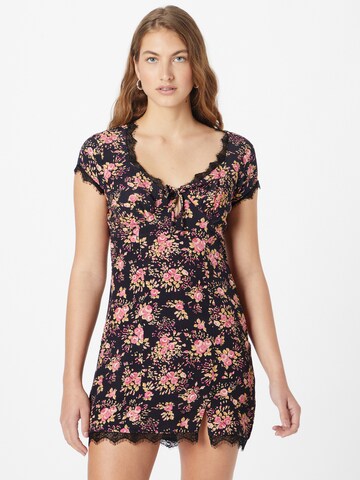 Nasty Gal Summer dress in Black: front