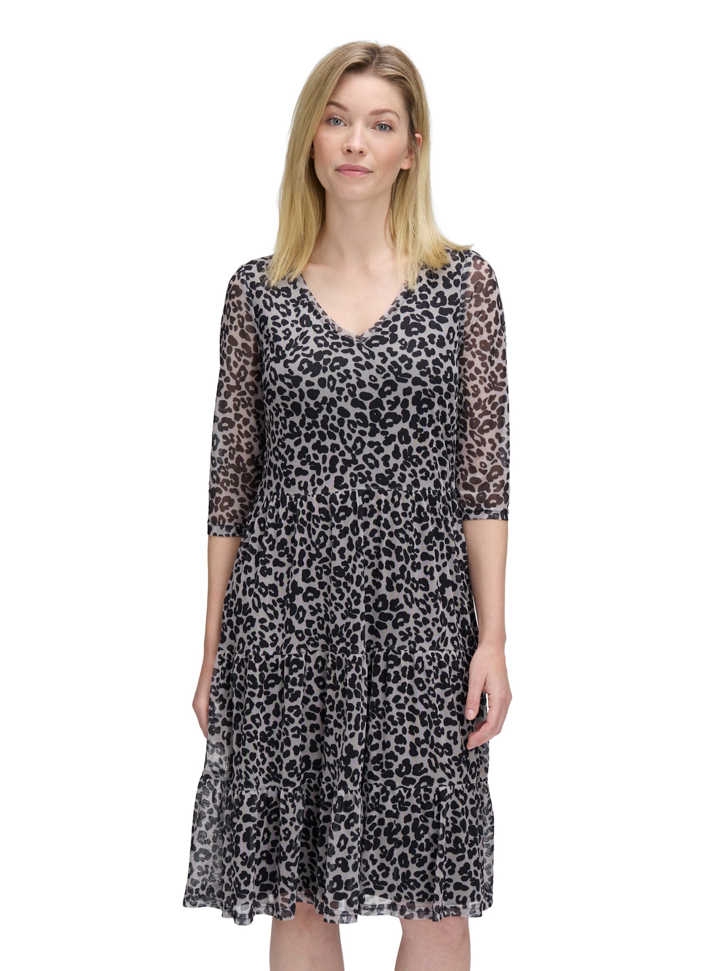 Vera Mont Jurk in Grijs: voorkant