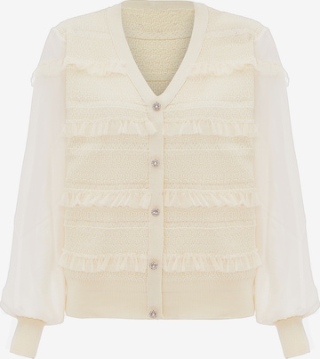 carato Вязаная кофта в Белый: спереди