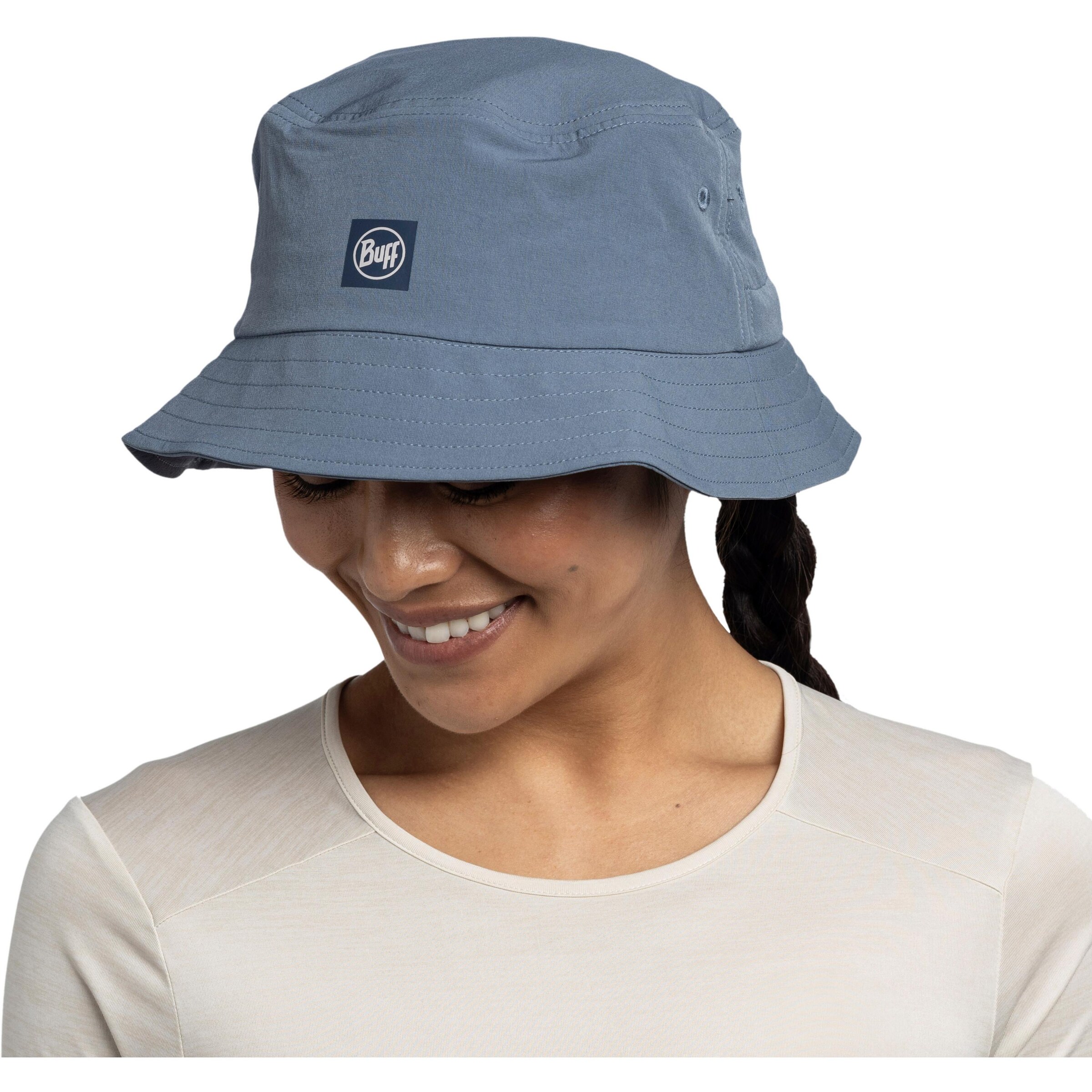 BUFF Hut 'Adventure' in Blau: Vorderseite