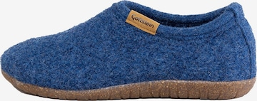 Gottstein Slippers 'Alpine Midcut RU' in Blue: front