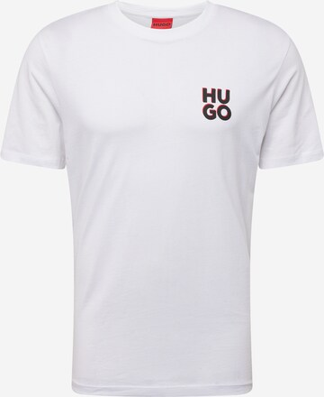 HUGO T-Shirt 'Dimento' in Weiß: predná strana