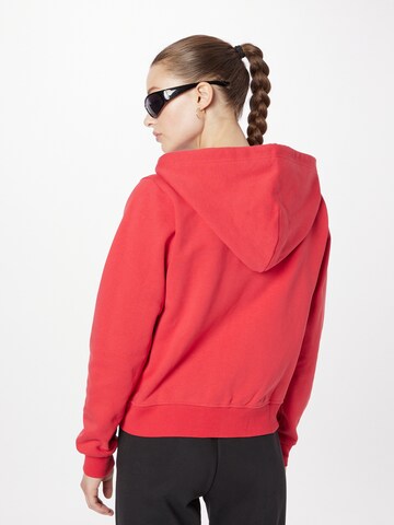 DIESEL Zip-Up Hoodie in Red