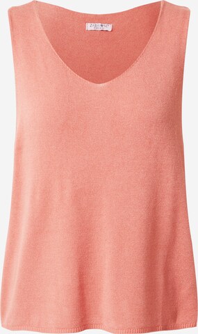 Tops en tricot 'Dea' ZABAIONE en rose : devant