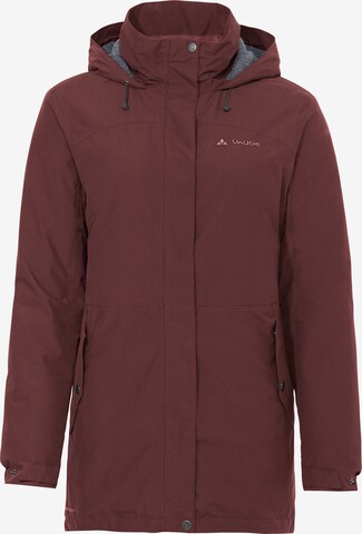 VAUDE Athletic Jacket in Red: front