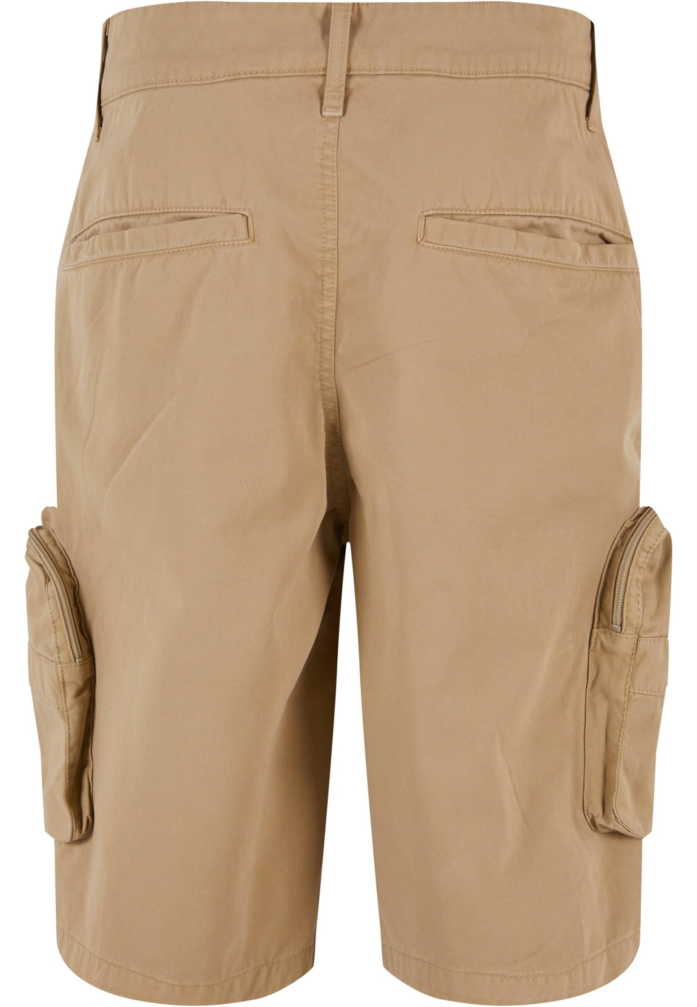 Urban Classics Slimfit Cargobyxa i beige