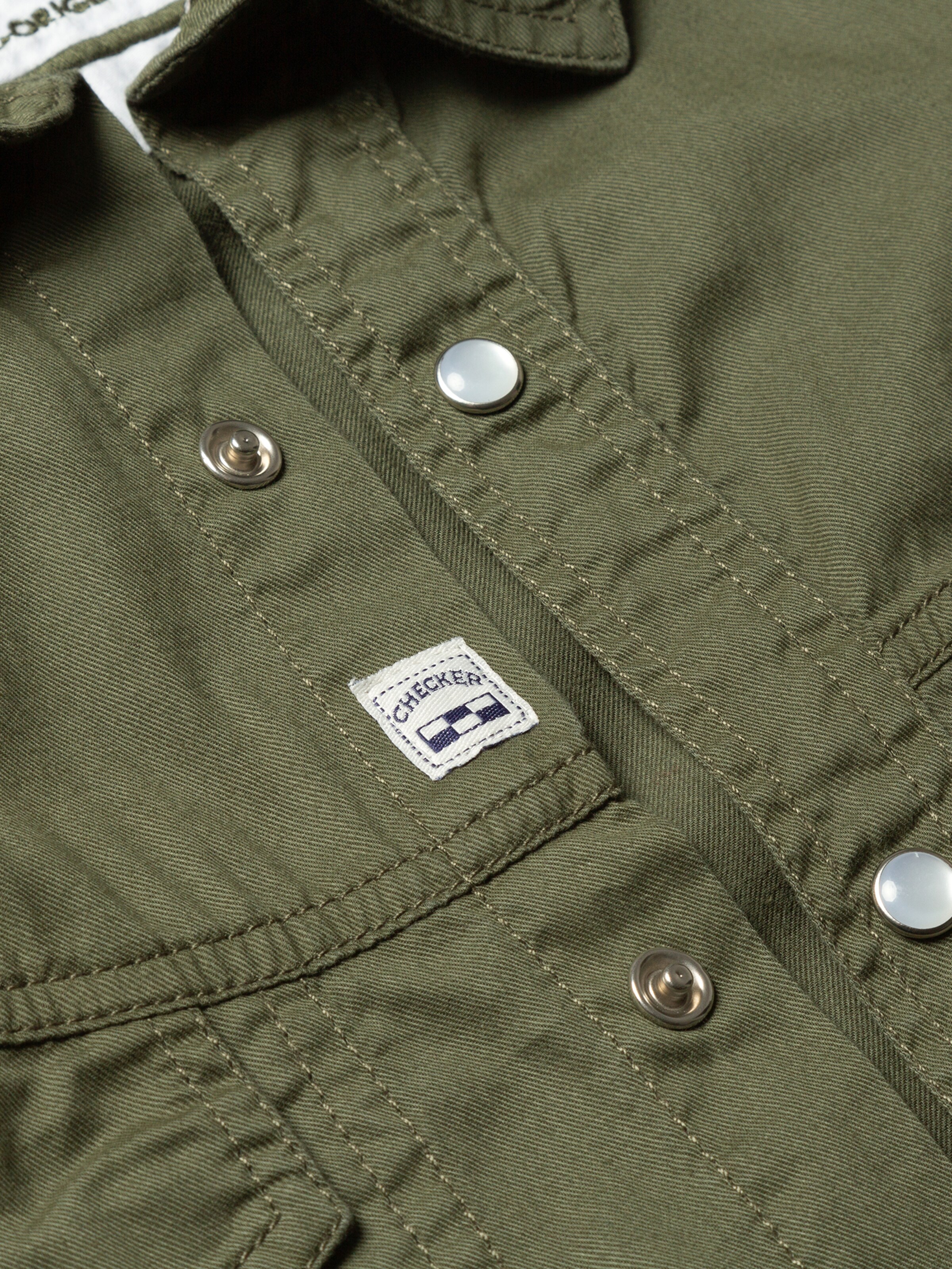 Checker Regular fit Button Up Shirt ' Dynasty Denim ' in Green